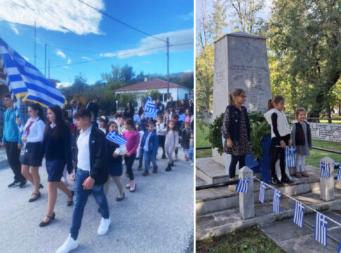 Τα παιδιά τιμούν  τους ηρωικούς προγόνους