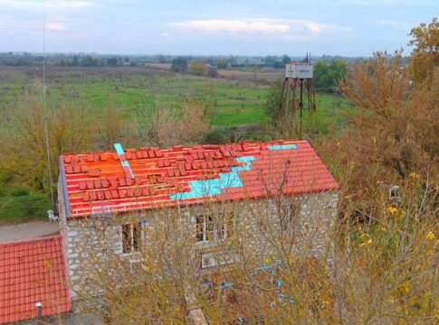 Σε εξέλιξη οι εργασίες επισκευής του κτιρίου της Πυροσβετικής Υπηρεσίας Παλαμά (ΦΩΤΟ)