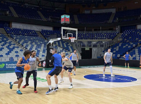 Η προπόνηση του ΑΣΚ στο θρυλικό Palacio de Deportes της Μάλαγα