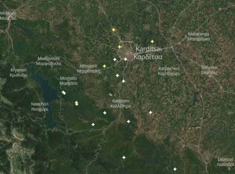 Καρδίτσα: Βροχόπτωση με αυξημένη κεραυνική δραστηριότητα