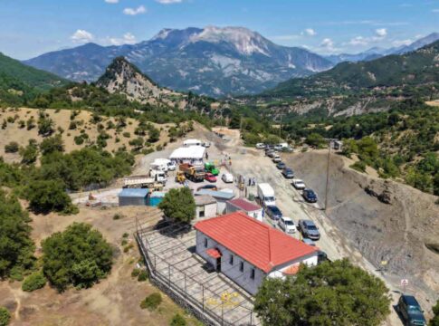Αγιασμός έναρξης του εμβληματικού έργου «Βραγκιανά – Ρόγκια – Όρια Νομού προς Κέδρα Αγράφων» (ΦΩΤΟ)