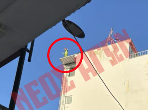 Γερμανίδα απειλούσε να πέσει από ταράτσα ξενοδοχείου στην Καρδίτσα (ΦΩΤΟ + ΒΙΝΤΕΟ)